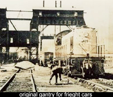 floating bridge for freight cars